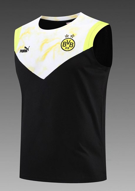 AAA Quality Dortmund 22/23 Black/White/Yellow Vest Jersey